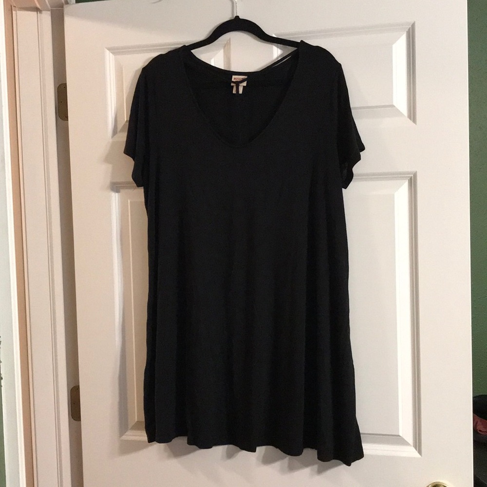 Black Tunic w/ Strap Detail